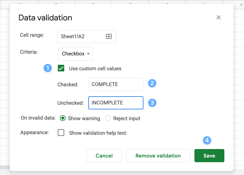 Data validation