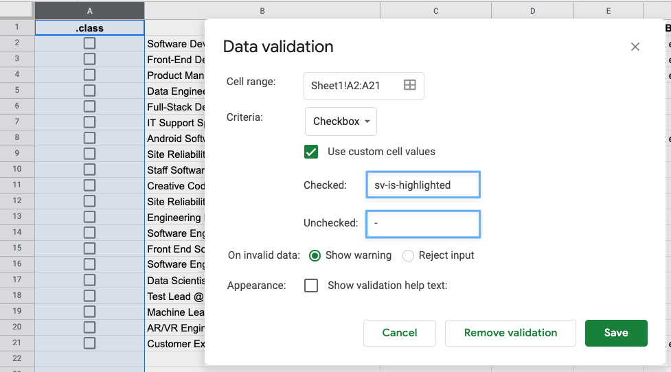 How to Add Check Boxes in Google Sheets?