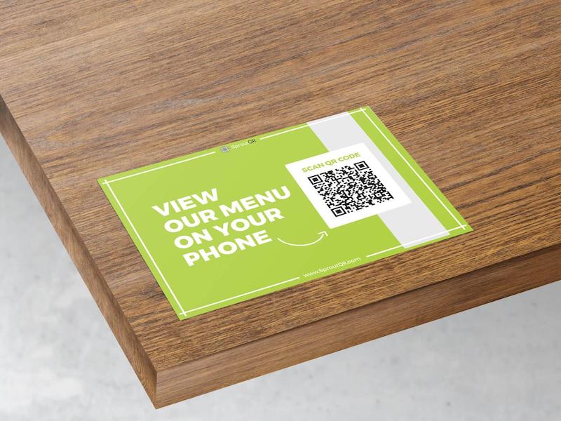 Print and display your QR Code