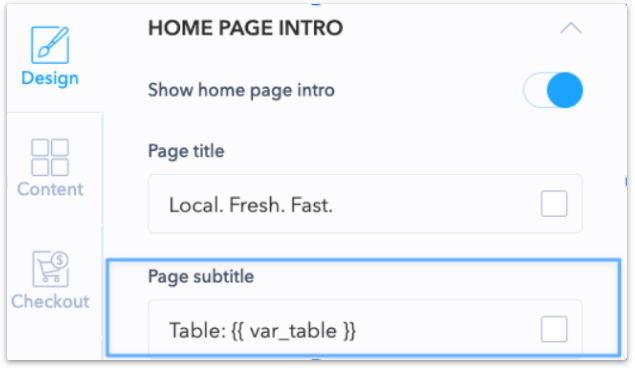 Implement automated table number filling