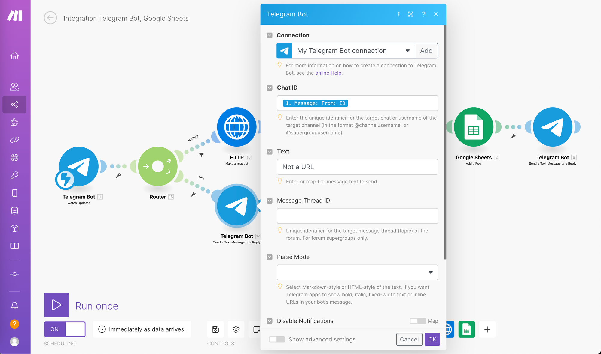 Simplify Data Entry: Automate Google Sheets and SpreadSimple Website with a Telegram Bot — Your How-To Guide