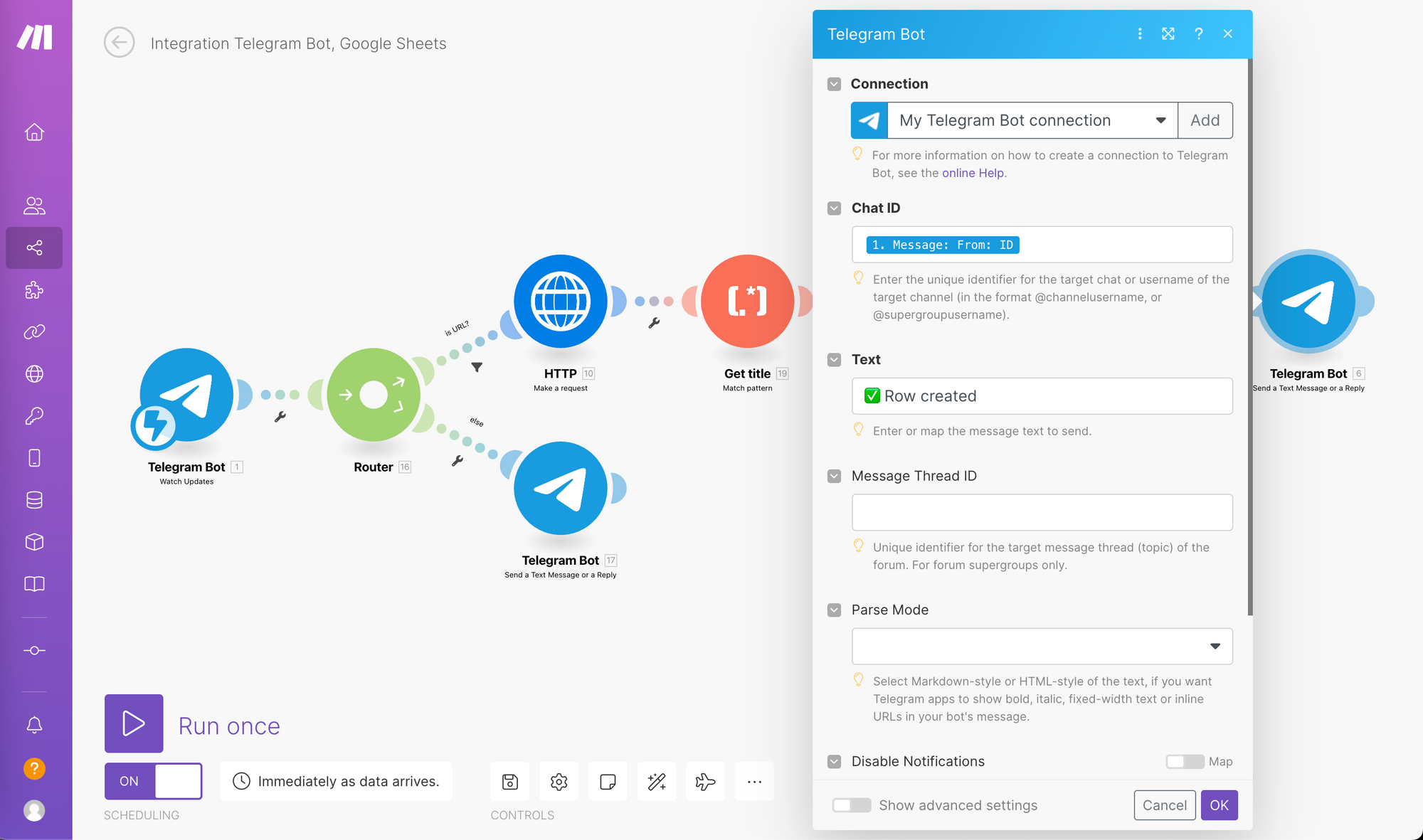 Simplify Data Entry: Automate Google Sheets and SpreadSimple Website with a Telegram Bot — Your How-To Guide