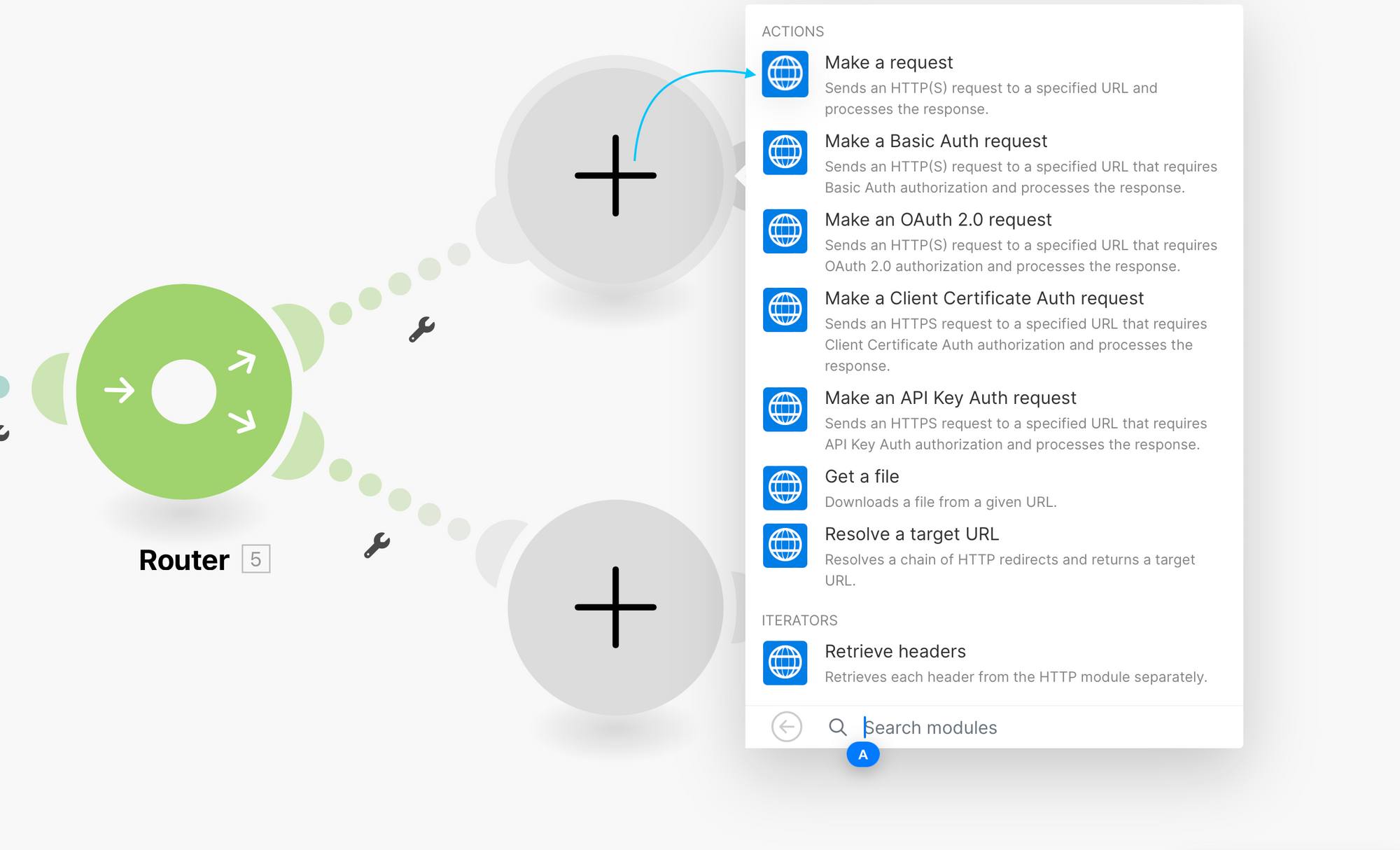 Adding an HTTP Module for URL Navigation