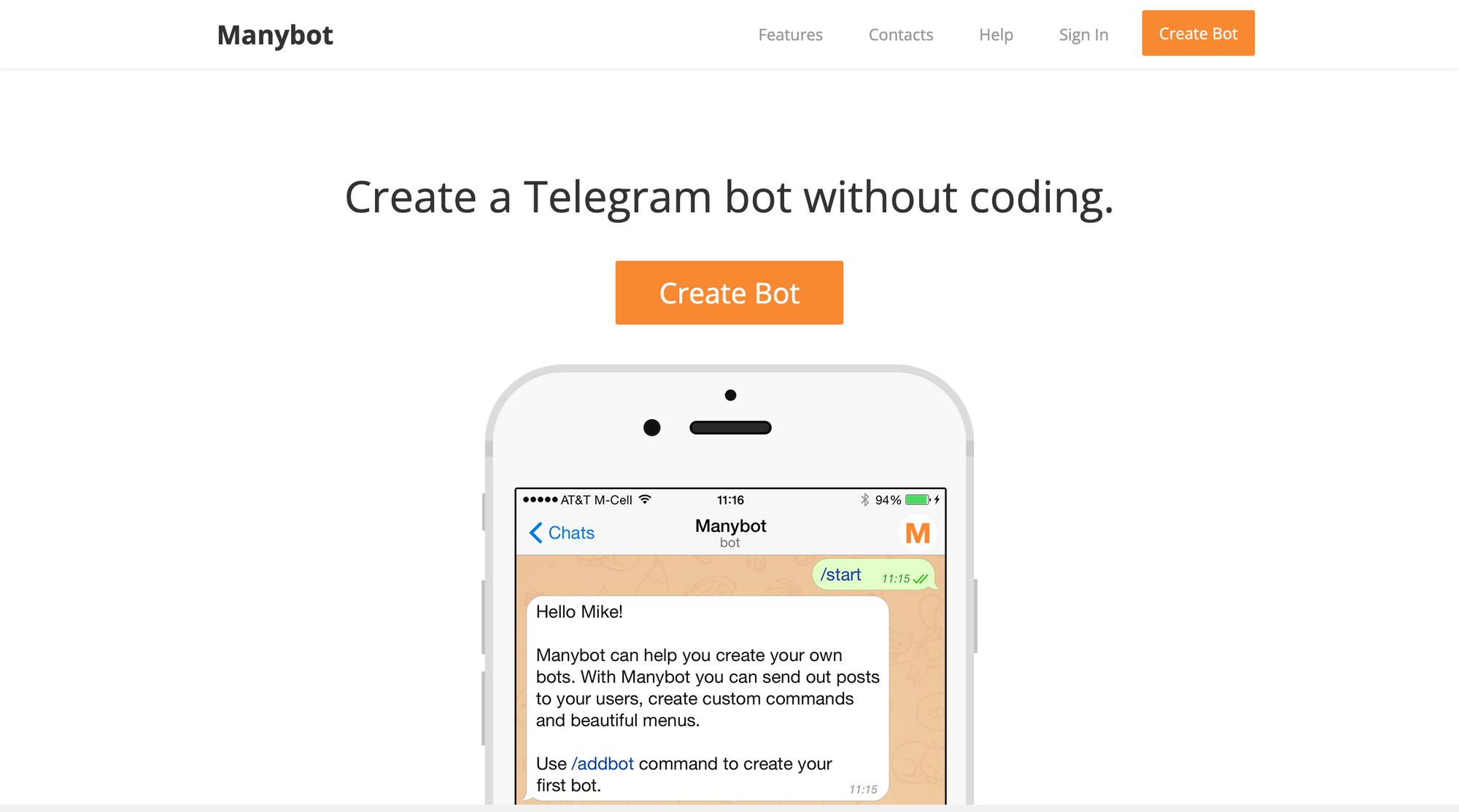 No-code chat bot builders | ManyBot