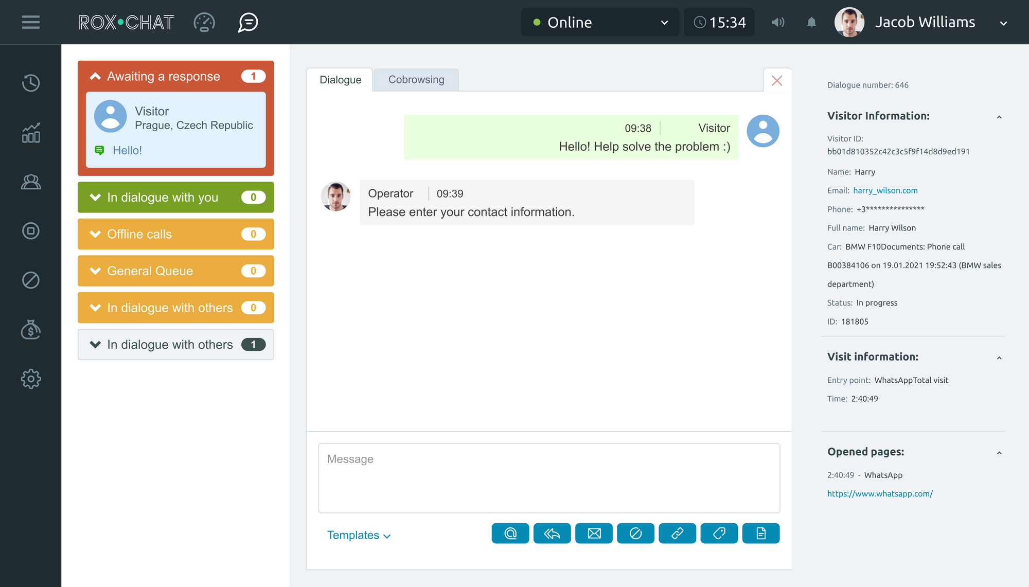 Rox.Chat | Best SaaS for customer communication