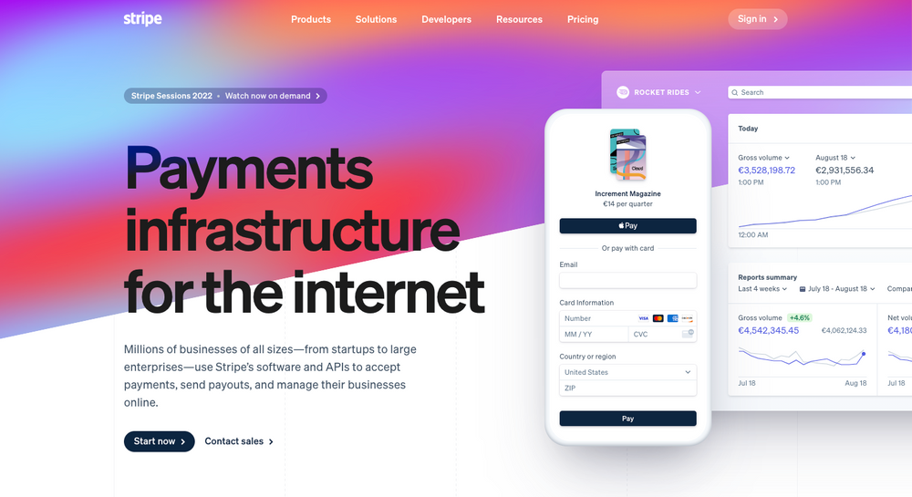 Stripe payment gateway integration