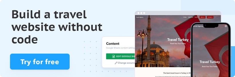 How to build a travel website in 2025