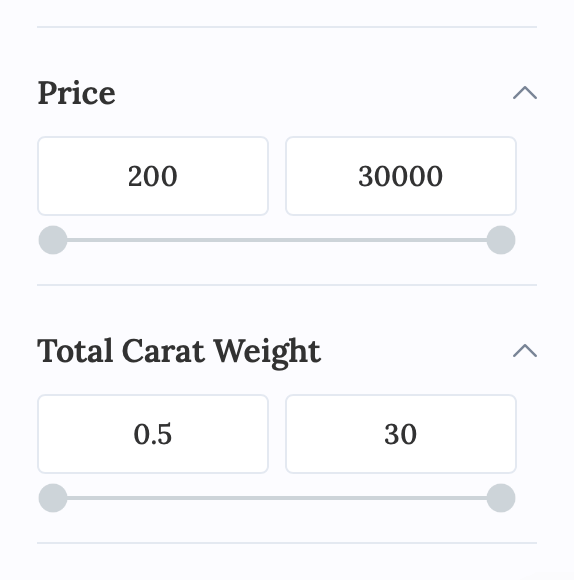 jewelry-store-price-filter