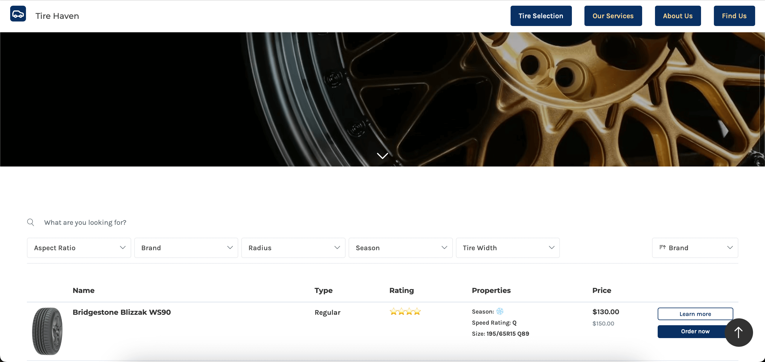 tire-store-template