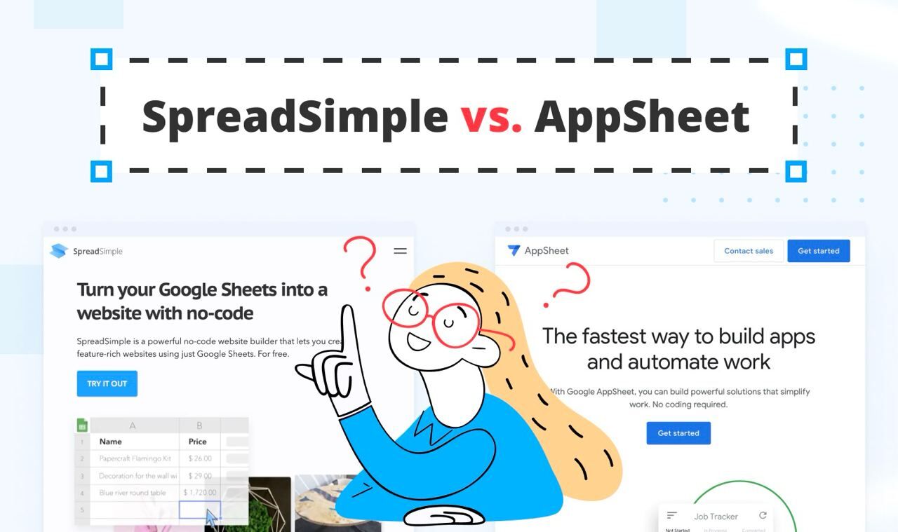 SpreadSimple Vs. AppSheet