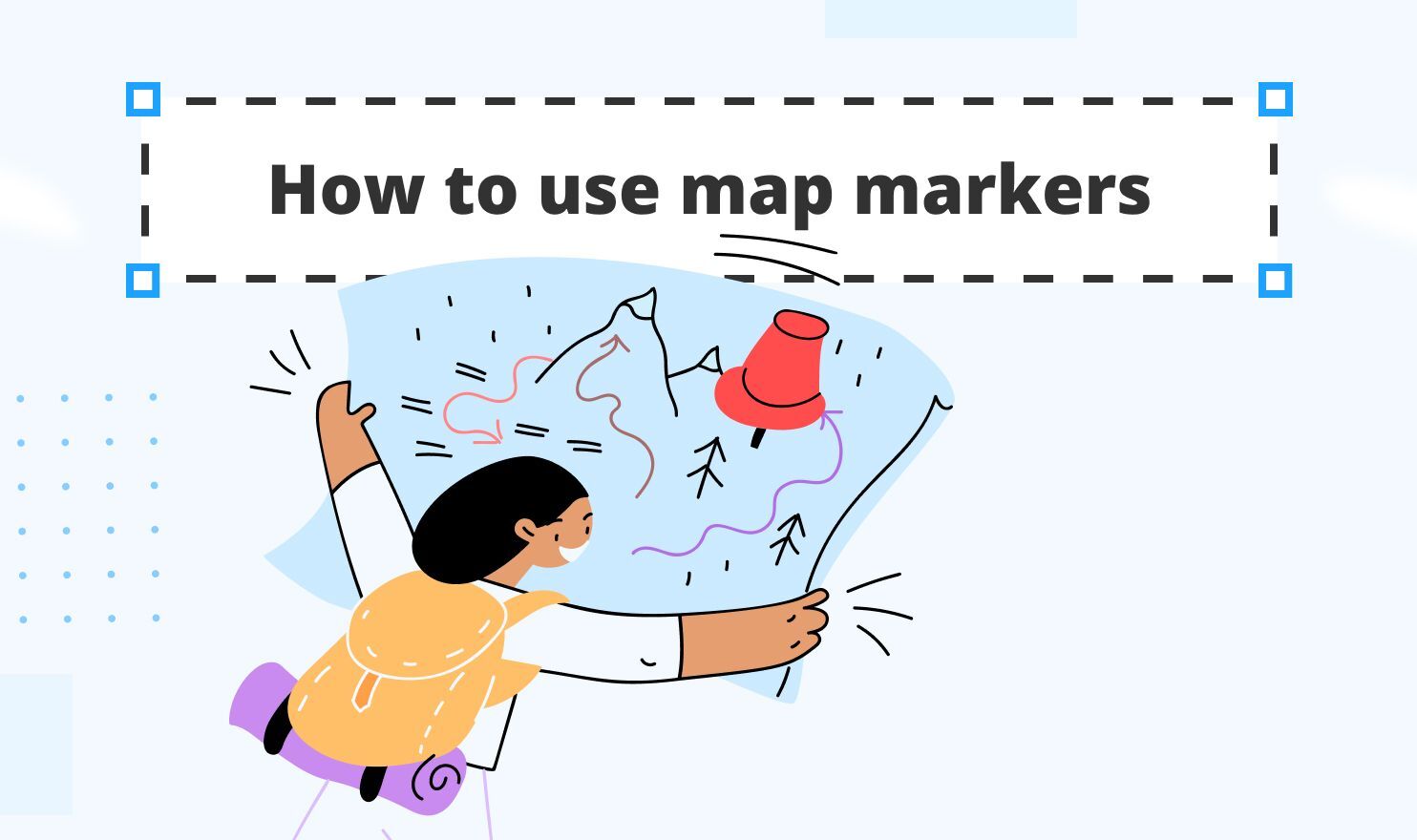 What are map markers and how do they help you monetize your website