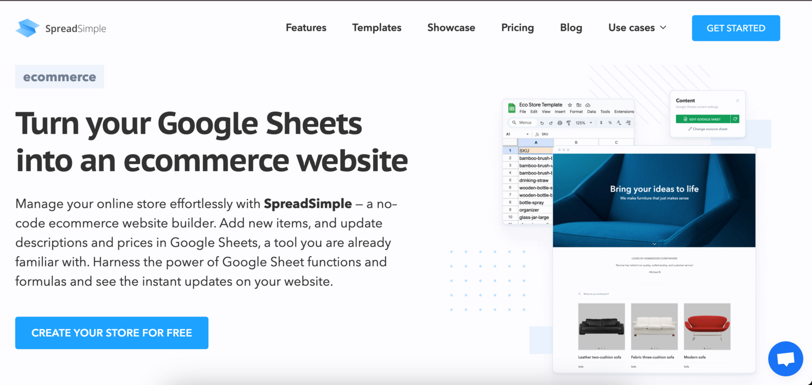 Create a website from Google Sheets