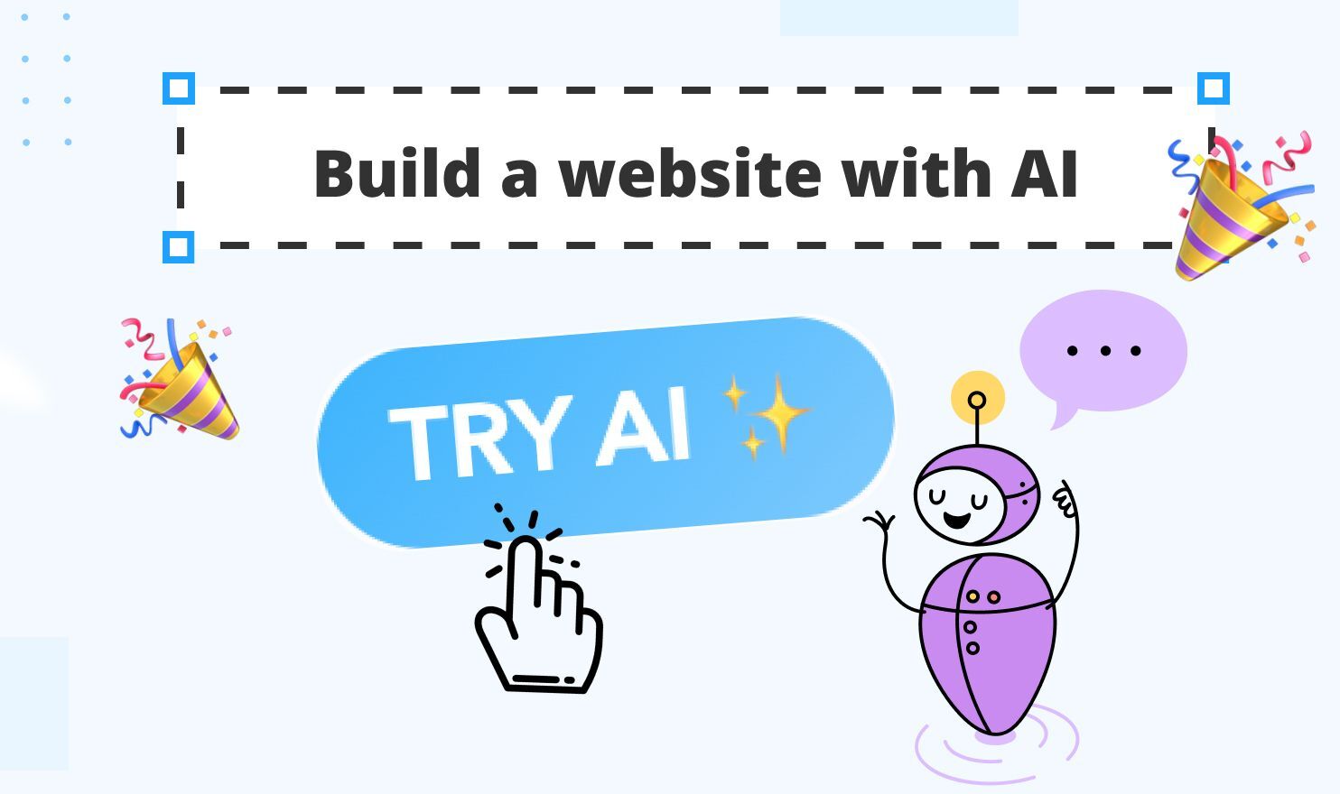 How to create a website with AI