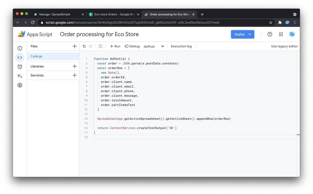 How to Automate Orders via Google Apps Script: Free Tutorial