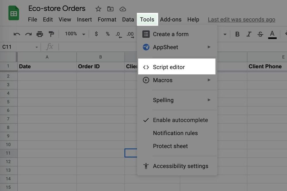How to Automate Orders via Google Apps Script: Free Tutorial