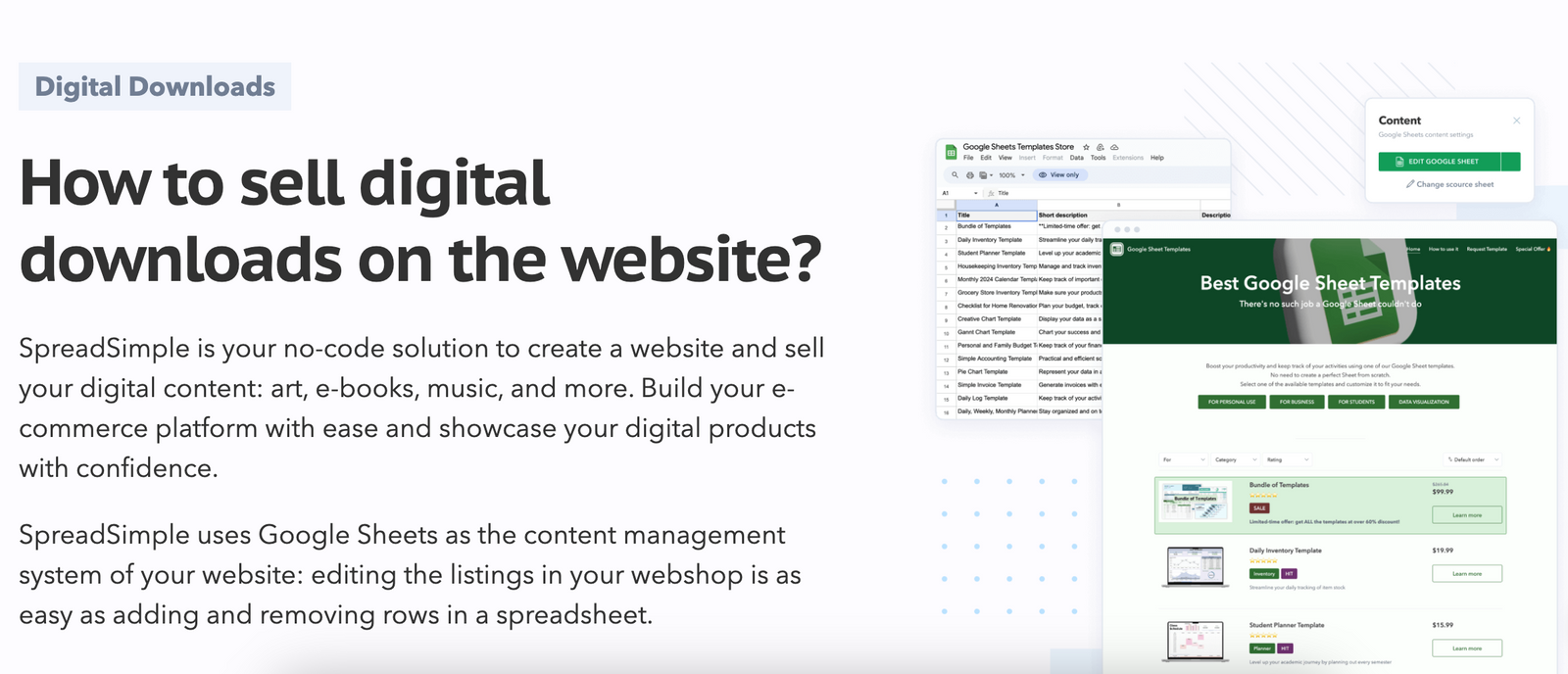 How to sell digital downloads: a complete guide | SpreadSimple