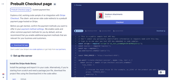 How to Add Stripe Integration to Your Website | SpreadSimple
